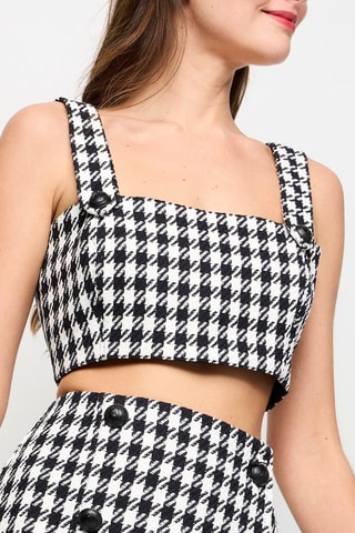 Crop top Noir