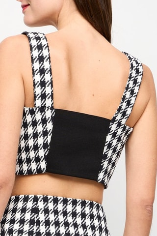 Crop top Noir