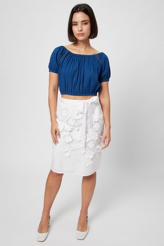 Crop Top Marineblauw - Harmont & Blaine