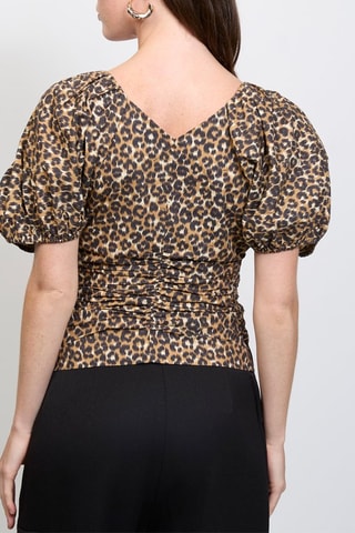 Top - Marron et noir