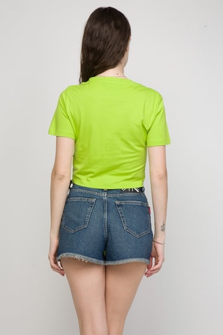 Crop top atado Aludra - Verde-lima