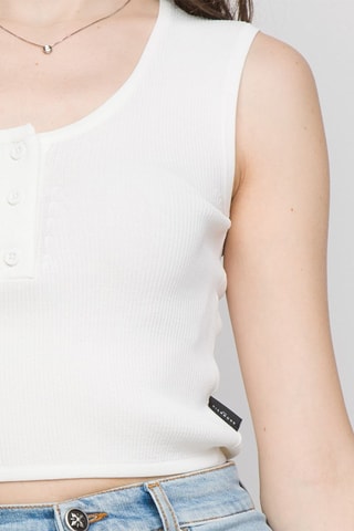 Crop Top Lepor - Wit