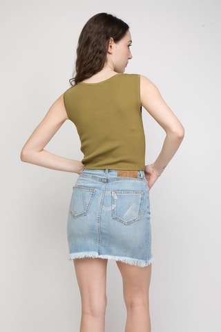 Crop Top Lepor - Kaki