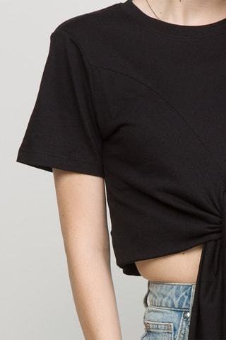 Crop top Aludra - Noir