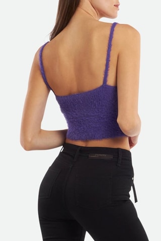 Crop Top en Vest - Paars