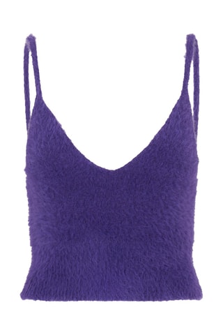 Crop Top en Vest - Paars