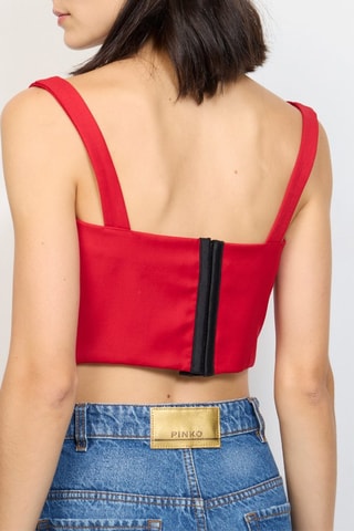 Crop top - Rood