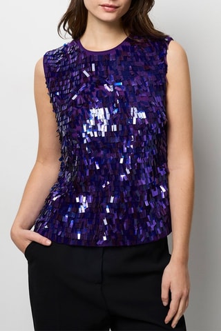 Top sans manches - Violet