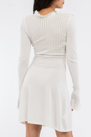 Robe pull - 
Blanc