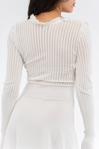 Robe pull - 
Blanc