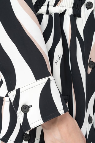 Blouse-jurk  Zwart en Wit