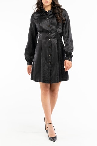 Blouse-jurk 
Zwart