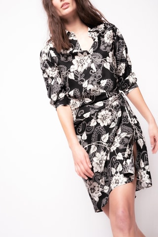 Blouse-jurk - Zwart