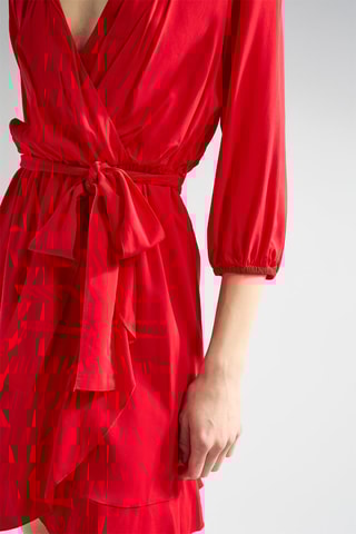 Robe portefeuille - Rouge