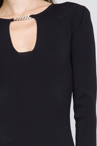 Trui-jurk - Zwart