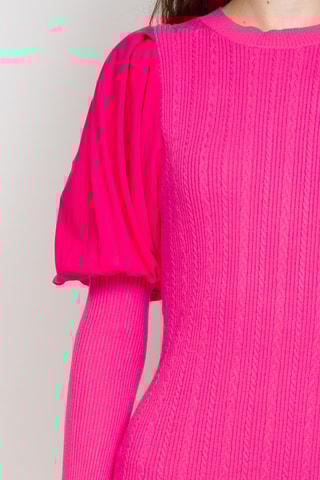 Trui-jurk - Fuchsia