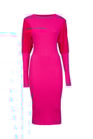 Trui-jurk - Fuchsia
