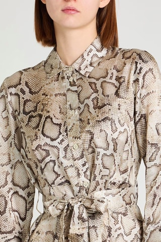 Robe chemise - Beige