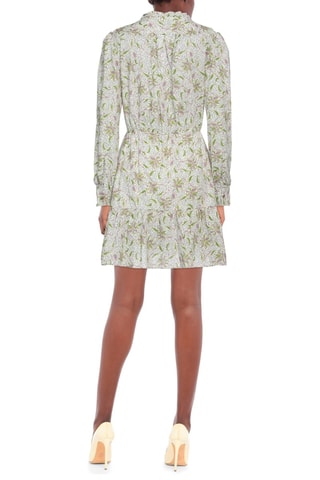 Robe patineuse - Blanc et vert