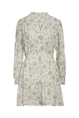 Robe patineuse - Blanc et vert