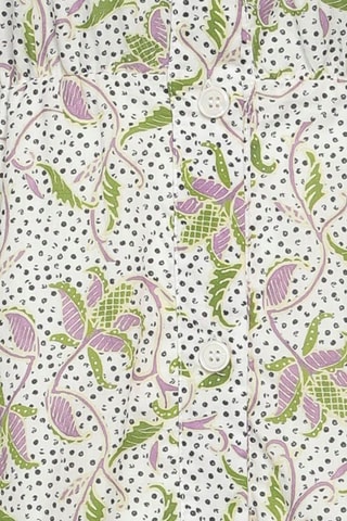 Robe patineuse - Blanc et vert
