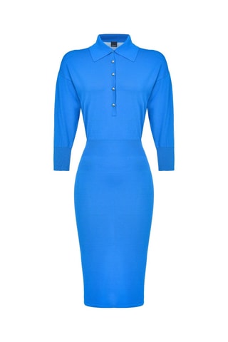Robe fourreau - Bleu