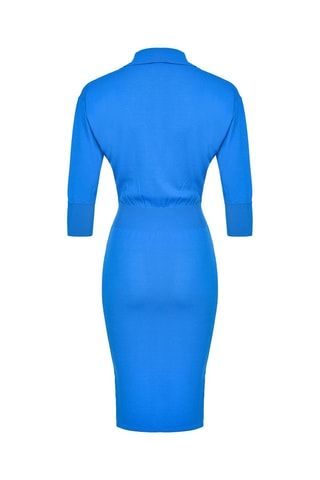 Robe fourreau - Bleu