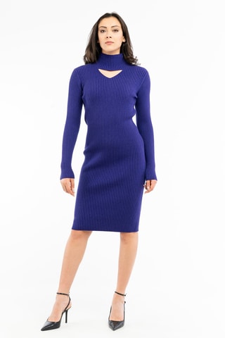 Robe pull 
Bleu
