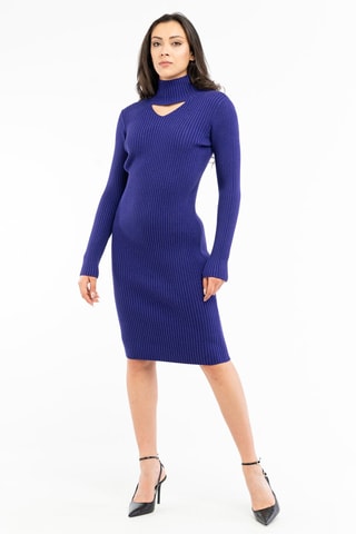 Robe pull 
Bleu
