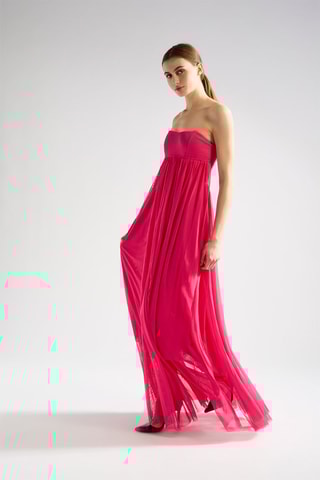 Strapless Jurk - Roze