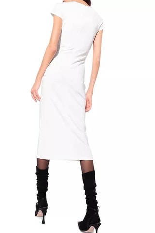 Robe fourreau - Blanc