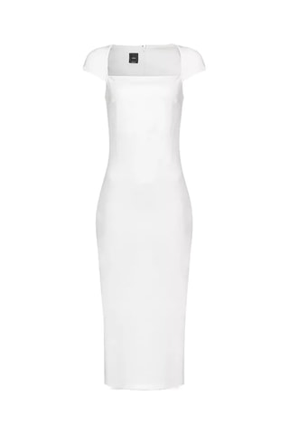 Robe fourreau - Blanc