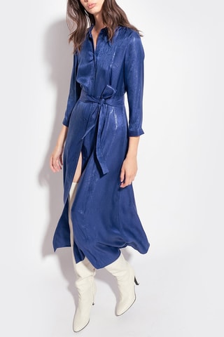 Robe chemise - Bleu