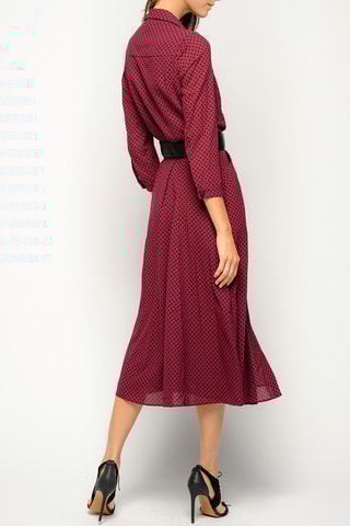 Robe chemise - Rouge