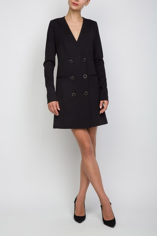 Blouse-jurk - Zwart