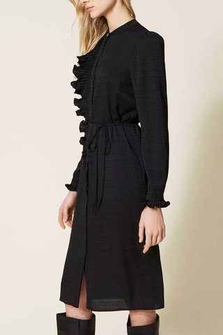 Blouse-jurk - Zwart