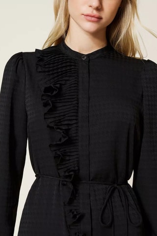 Blouse-jurk - Zwart