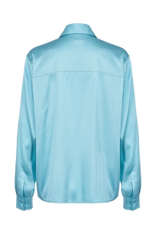 Zijden Blouse - Lichtblauw