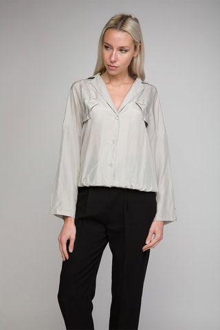 Blouse Lichtgrijs - Emporio Armani