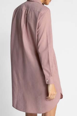 Robe chemise en lin Bois de rose