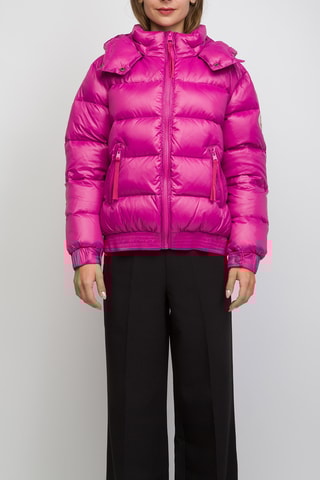Gewatteerde Jas met Capuchon - Fuchsia