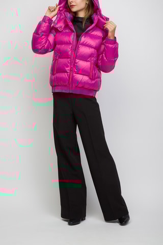 Gewatteerde Jas met Capuchon - Fuchsia