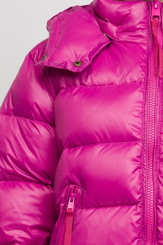Gewatteerde Jas met Capuchon - Fuchsia