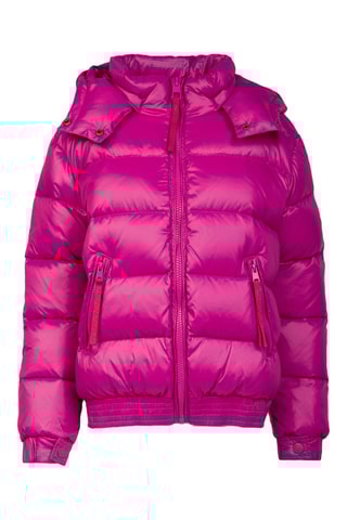 Gewatteerde Jas met Capuchon - Fuchsia