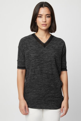 T-shirt - Anthracite chiné  - Harmont & Blaine