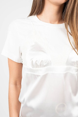 T-shirt efeito ilusório - Branco