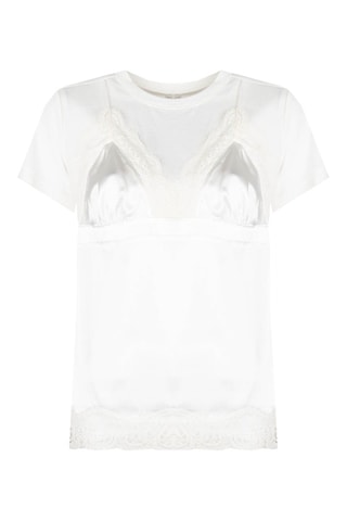 T-shirt efeito ilusório - Branco