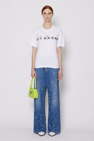 Oversized T-shirt Tomiok - Wit