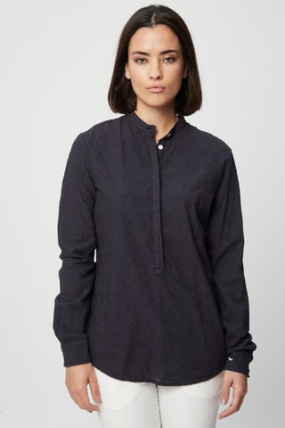Top met Engelse Borduursels Marineblauw - Harmont & Blaine