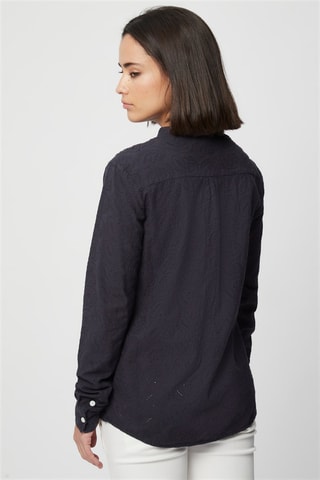 Top met Engelse Borduursels Marineblauw - Harmont & Blaine